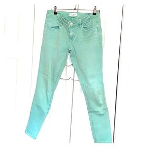 Mint green Express skinny 👖